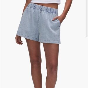 Good American Crystal Studded Shorts